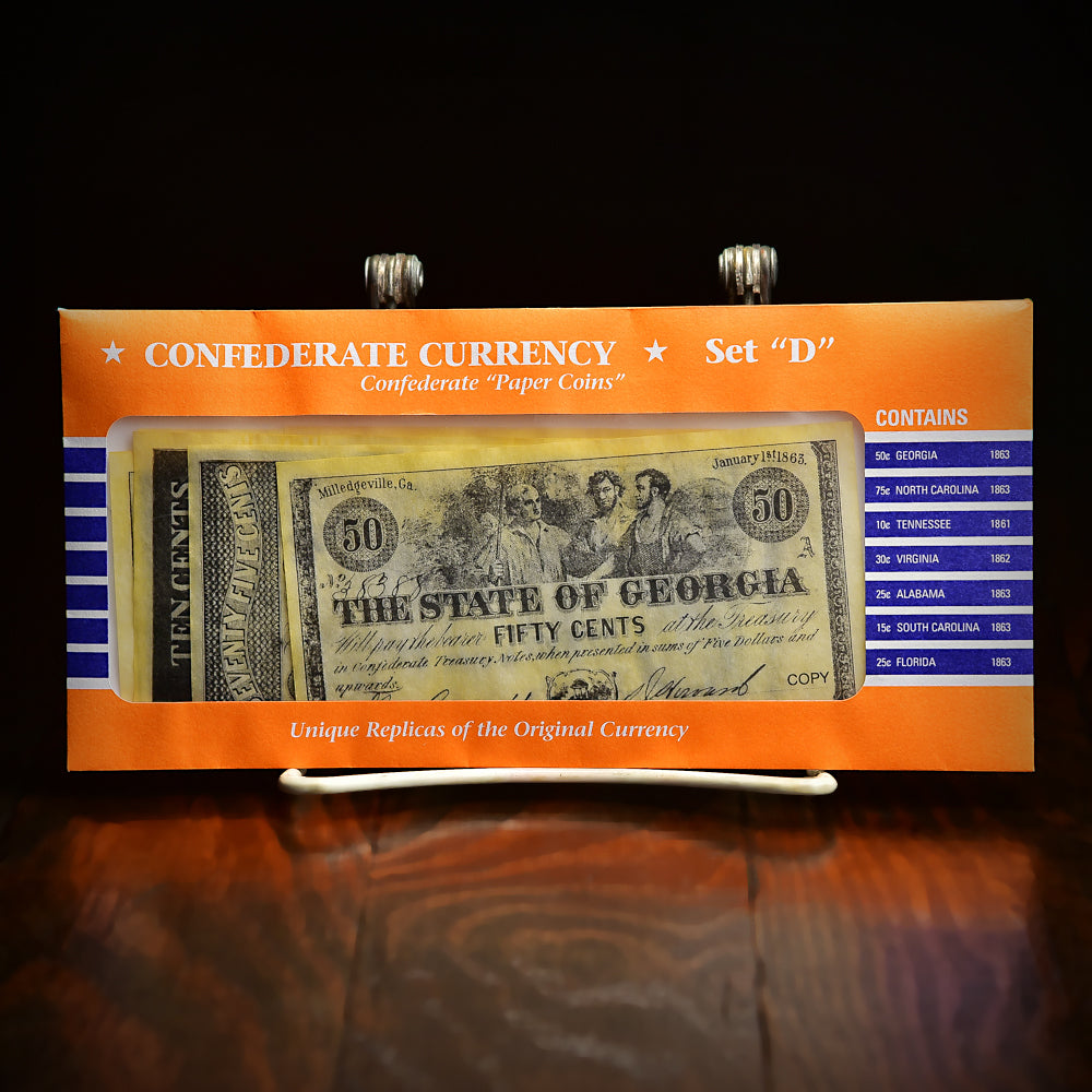 Confederate Currency Set "D" – A-schwab